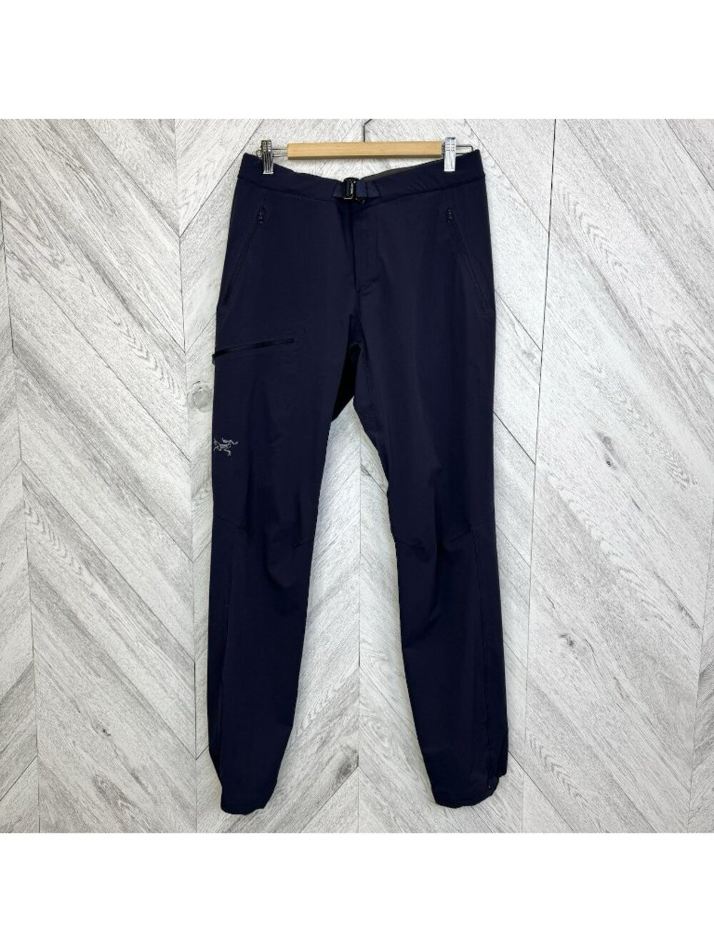 Arc'teryx Gamma LT Pant Men's Small S/P Navy Blue Softshell Hiking Gorpcore